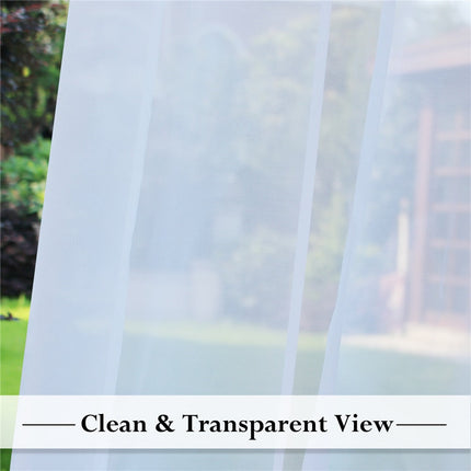 Outdoor Vorhang transparent & wasserabweisend