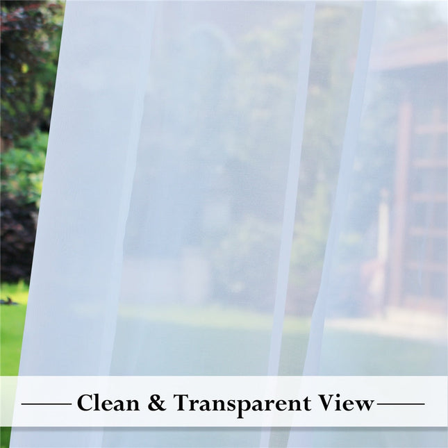 Outdoor Vorhang transparent & wasserabweisend