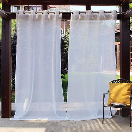 Leichter Outdoor-Voile Vorhang für Sommer