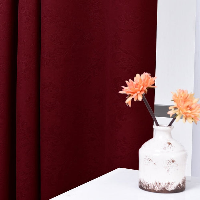 Verdunkelungsvorhang mit elegantem Jacquard-Muster