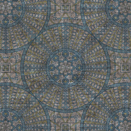 Verdunkelungsvorhang mit geometrischem Muster