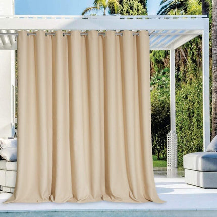 Outdoor-Vorhang Atono Beige wasserabweisend