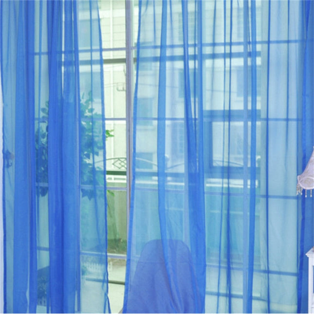 Leichter transparenter Voile Vorhang
