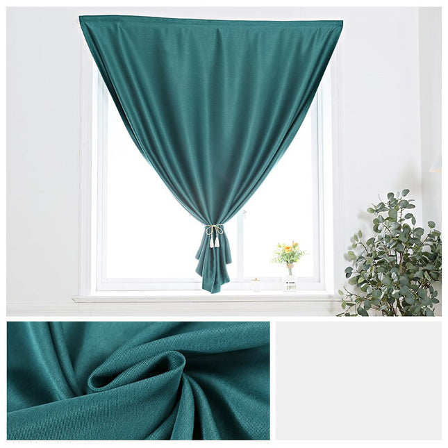 Fenstervorhang mit Klettverschluss ohne Bohren