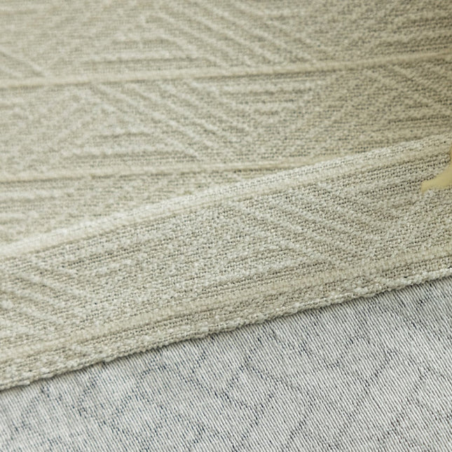 Struktur-Verdunkelungsvorhang Beige mit Muster