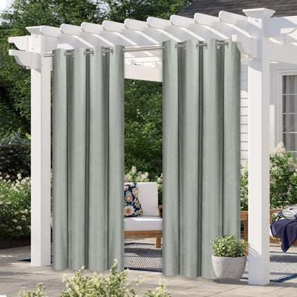 Blickdichter Gartenvorhang mit Ösen
