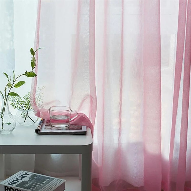 Leichter transparenter Voile Vorhang