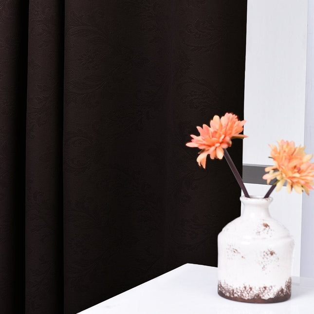 Verdunkelungsvorhang mit elegantem Jacquard-Muster