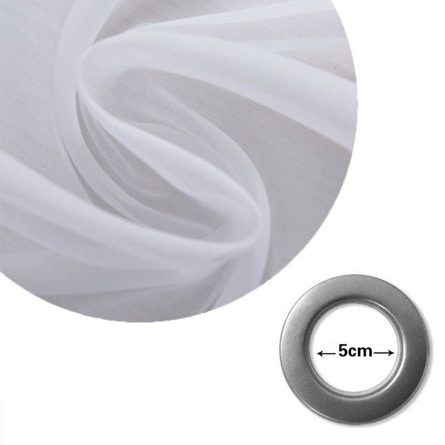 Leichter Outdoor Vorhang transparent mit Ösen