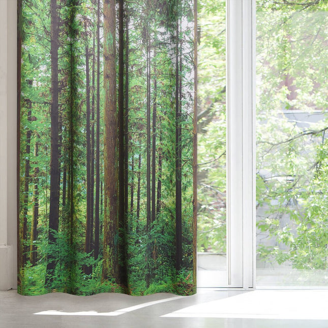 Outdoor Vorhang mit Wald Motiv Druck