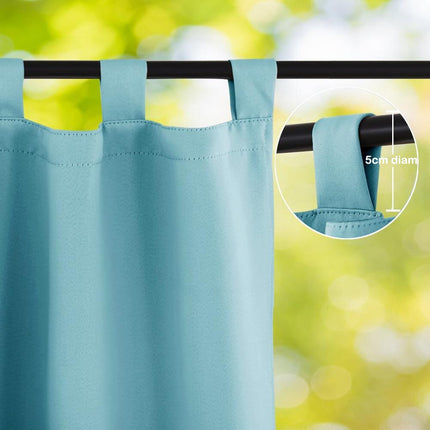 Outdoor Schlaufenvorhang Agumin für Balkon