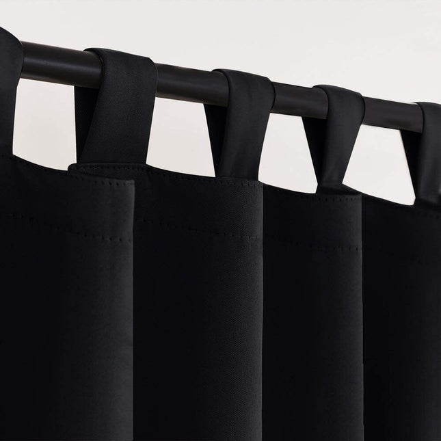 Wasserdichter Outdoor Vorhang in Schwarz