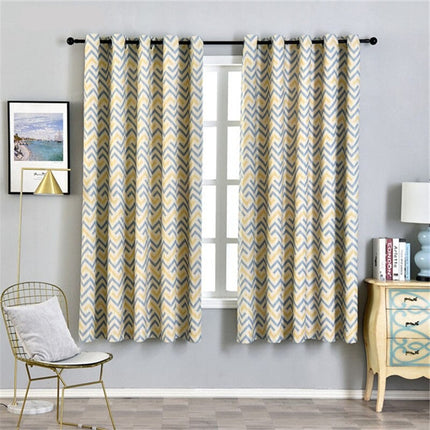 Vorhang Paiva mit modernem Chevron-Muster