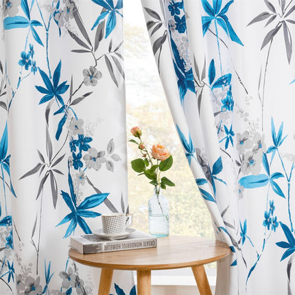 Vorhang Bryne mit floralem Bambus-Design