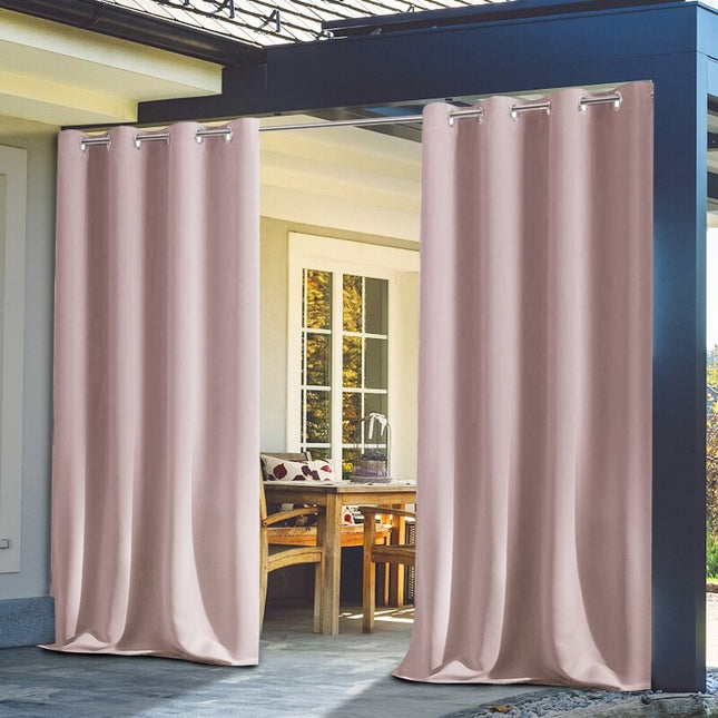 Outdoor-Vorhang mit Ösen für den Balkon