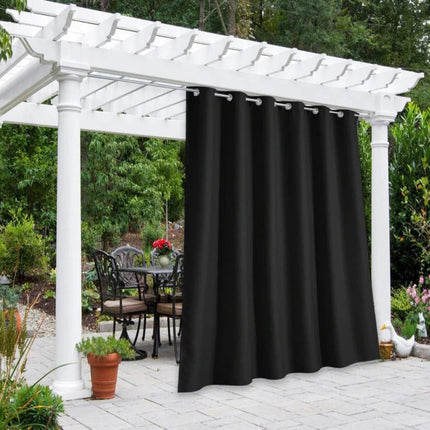 Blickdichter Outdoor-Vorhang für die Gartenlaube