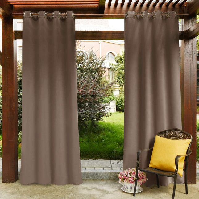 Pergola-Vorhang Lowny wetterfest mit Ösen