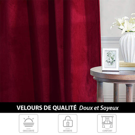 Thermo-Samtvorhang Luxury in Bordeaux