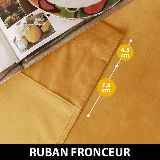 Eleganter Thermovorhang Luxury in Gold