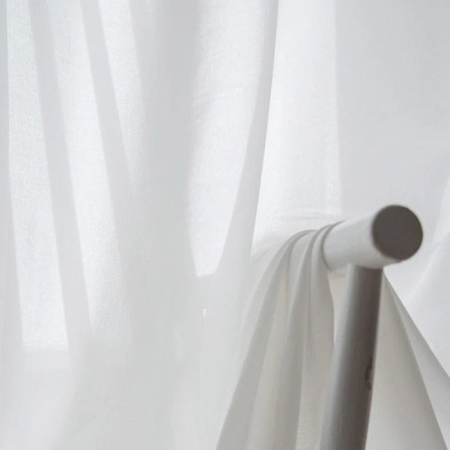 Schlichter transparenter Voile-Vorhang für Wohnzimmer