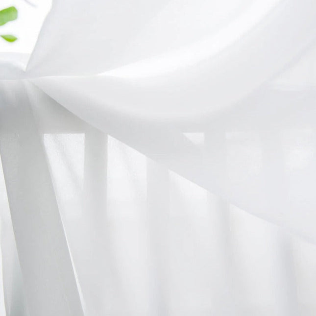Schlichter transparenter Voile-Vorhang für Wohnzimmer